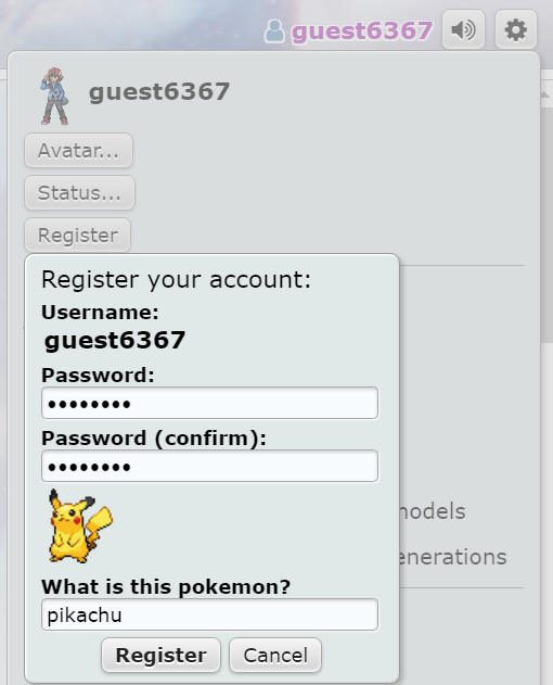 pokemonshowdown register